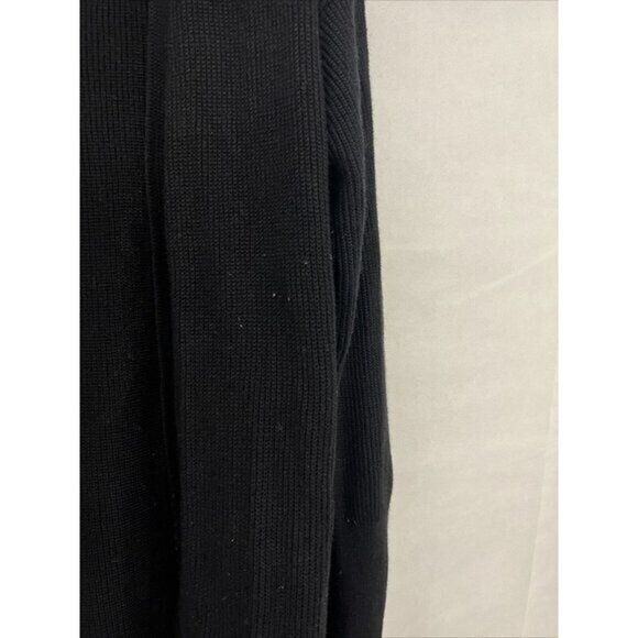 Size Large L Womens J.Crew 365 Open Front Cardigan Sweater in Black J6345 - Picture 3 of 4